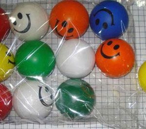 Ball Stress Smile Face 6cm