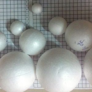 Styrofoam Balls Assosted Size 10pcs