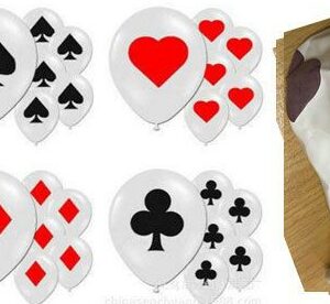 Balloon Latex Poker 12" 100pcs 2.8gm