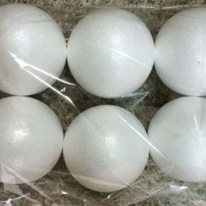 Styrofoam Ball 9.5cm 6pcs