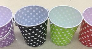 Plastic Bucket With Handle 10x11cm