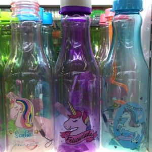 Plastic Bottle Unicorn 23x7cm 350ml