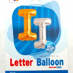 HELIUM BALLOON LETTER 100X84CM/EACH
