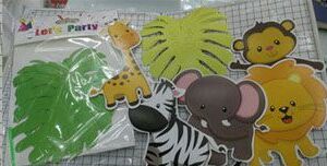 PARTY BANNER ANIMALS/EACH