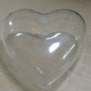 PLASTIC BOX HEART 7.5X7.5X3CM/EACH