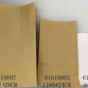 PAPER BAG BROWN 9X6X18CM 50PCS/PACK/EA.P