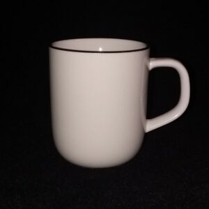 CERAMIC CUP WHITE D7.5XH9CM/EACH