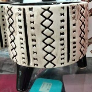 CERAMIC FLOWER POT STAND (2022) 12X10CM/