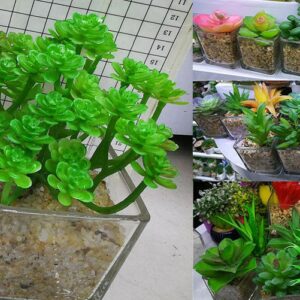 ARTIFICIAL PLANT ALOE IN GLASS POT 8X8X8