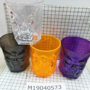PLASTIC CUP SKULLFACE /EACH