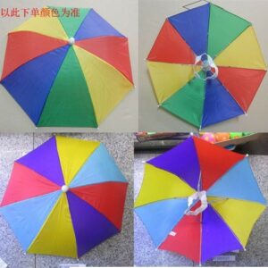 HAT UMBRELLA RAINBOW /EACH