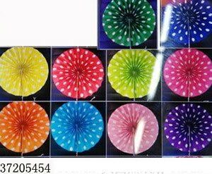 ICE-CREAM CUP WITH SPOON(DOT) 6PCS/SET