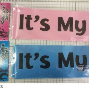 SASHES 40TH BIRTHDAY PINK/BLUE W10XL86CM