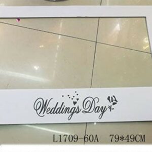 PHOTOPROP WEDDINGS DAY 79.5X49.5CM/EACH