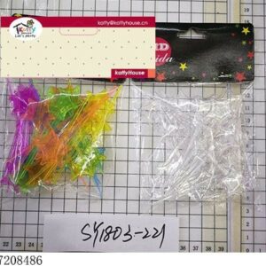 CAKE STICK STAR L8.5CM 24PCS/PACK/EACH
