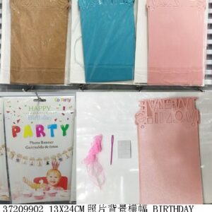 PARTY BANNER HBD SIX MONTHS L2.5M/EACH