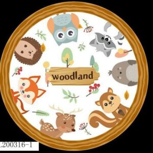 PARTY PAPER CUPS WOODLANDS 10PC/PK