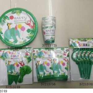 PARTY PAPER CUPS HBD ELEPHANT 10PC/PK