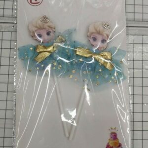 CAKE TOPPER CROWN+PEARLS 3PC/CARD
