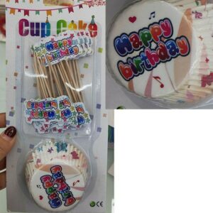 PARTY PAPER GLASS BURRO 6PC/PK
