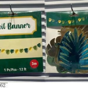 PARTY BANNER HBD GLITTERISH 4M /EACH