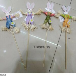 IRON TRAY EASTER ROUND D19.5CM/EACH