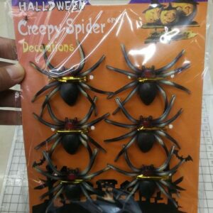CREEPY SPIDER 6PCS/CARD/ EACH CARD