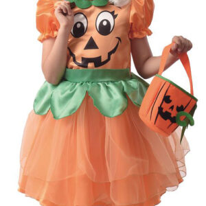 COSTUME CHILDREN'S PUMPKIN GIRL /EACH