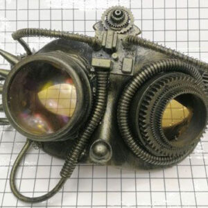 MASK STEAMPUNK GAS MASQURADE 10X16CM/EAC