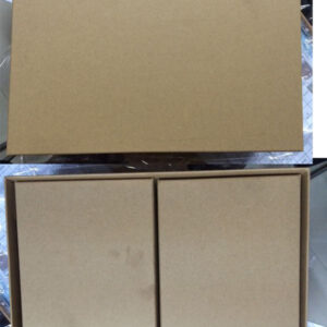 GIFT BOX PLAIN BROWN (L) 35.5X25.5X11CM