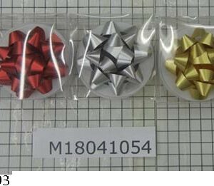 GIFT RIBBON LASER CHRISTMAS 1.8CMX5M/EAC
