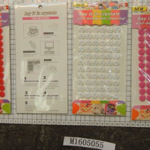 STICKER BUTTONS 66PCS/CARD/EACH CARD