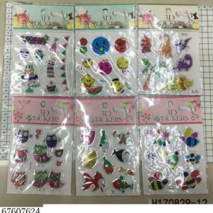 STICKER HANDMADE 6D/EACH CARD