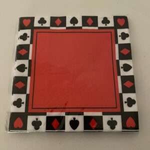 SERVIETTE POKER 20PC/PACK/EA.PK