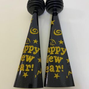 PARTY HORN HAPPY NEW YEAR 2PC/PK