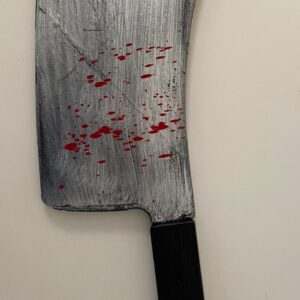 PLASTIC WEAPON CHOPPER WITH BLOOD/EACH