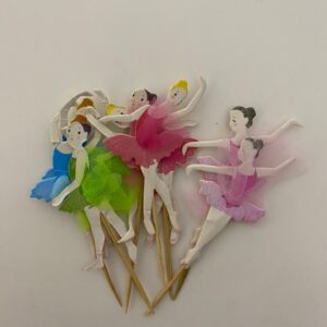 CAKE STICK BALLET 8PCS/PACK/EA.PK