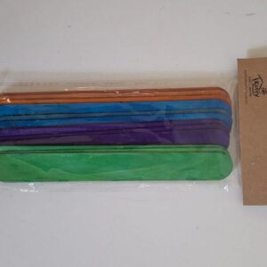 DIY WOODEN STICK MULTI 20X1.8CM 12PC/PK