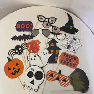 PHOTO  PROPS HALLOWEEN 22PC/PK/EA.PK