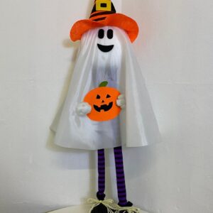 HALLOWEEN STANDING PUMPKIN BOO /EACH