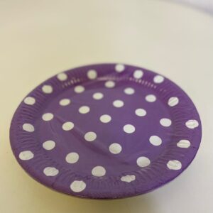 PARTY PAPER PLATES DOT DOTS 23CM 10PC/PK