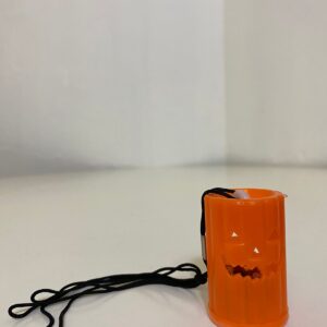 HALLOWEEN NECKLACE PUMPKIN LIGHTUP 4.5CM