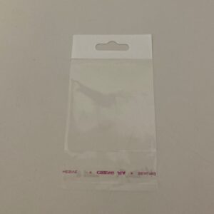 PVC BAG 7.5X13CM 100PCS/PACK/EA.PK