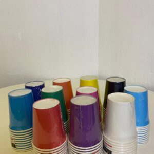 PARTY PAPER CUP PLAIN 10PC/PK/EACH PACK