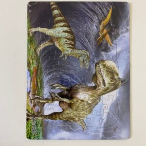 DIY JIGSAW PUZZLE DINOSAUR 21X28CM/EACH