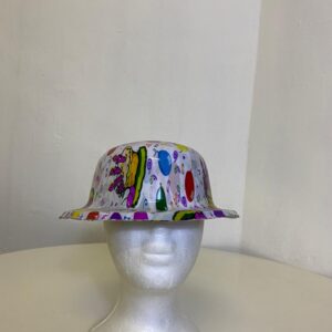 HAT PLASTIC BOWLER HAPPY PARTY/EACH