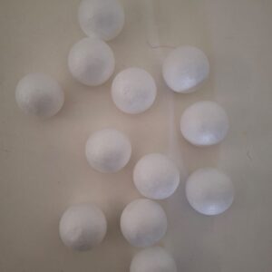 STYROFOAM BALL 4CM 12PCS/PACK