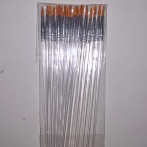 PAINT BRUSH ROUND POINT L17CM 20PC/PK