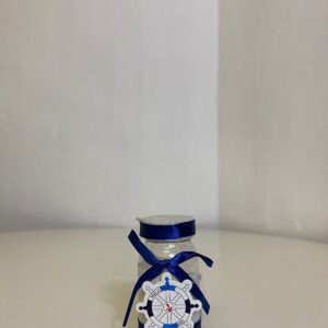 PLASTIC BOTTLE SEA THEME 4X8CM/EACH