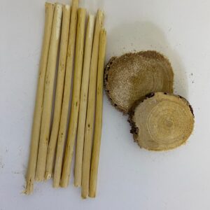 DIY WOODEN PARTS (30 STICKS+2ROUNDS)/PK